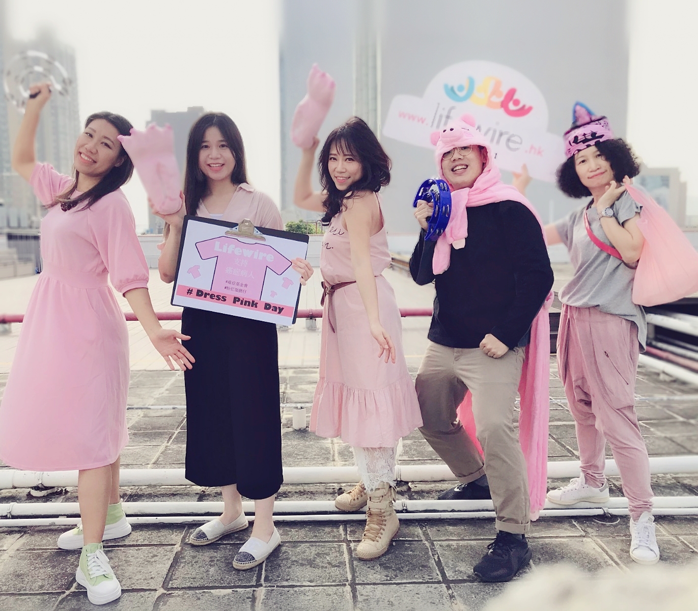 香港癌症基金會粉紅服飾日_Lifewire支持癌症病人 2